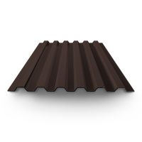 Профнастил окрашенный С21 0,4х1000(1051)х2000 RAL 8017 шок-кор Уценка