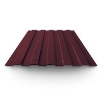 Профнастил окрашенный С8 0,45х1150(1200)х2000 RAL 3005 винно-красный Уценка