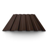 Профнастил окрашенный С8 0,45х1150(1200)х2000 RAL 8017 шок-кор Уценка